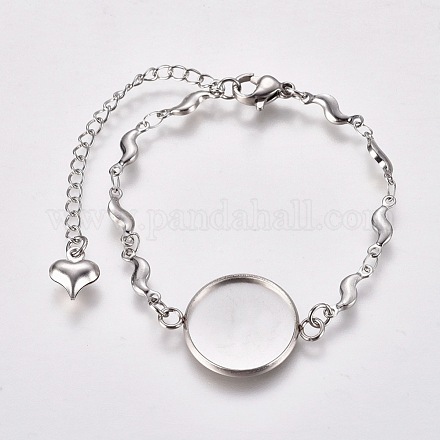 Изготовление браслета из нержавеющей стали 304 STAS-WH0014-22P-1