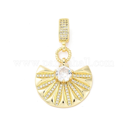 Латунные микро проложить кубического циркония подвески KK-S510-06G-1