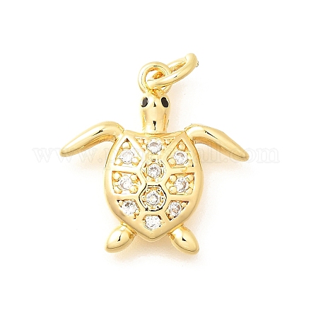 Латунные микро проложить кубического циркония подвески KK-Q040-02G-G-1
