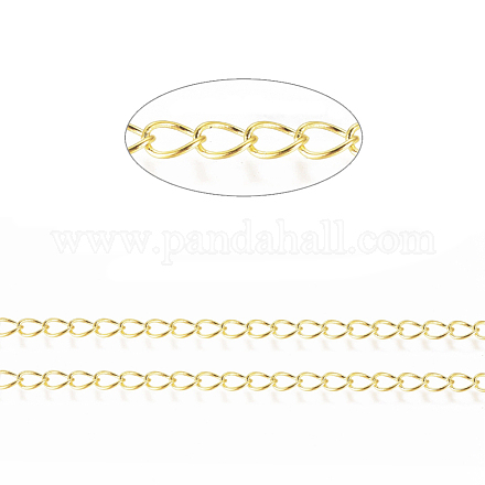 Латунные витой цепочки CHC-Q001-5x4mm-G-1