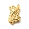 Ion Plating(IP) 304 Stainless Steel Pendants, Eagle Charm, Real 18K Gold Plated, 21.5x16.5x4mm, Hole: 2mm