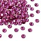 Preciosa® MAXIMA Crystal No Hotfix Flatback Stones, Czech Crystal, Dura Foiling, Round(438 11 615 Chaton Rose), 70350 Fuchsia, SS16(3.8~4mm)