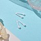 Hypoallergenic Bioceramics Zirconia Ceramic Round Ball Nose Bone Rings, Piercing Nose Ring Studs for Women, No Fading and Nickel Free, WhiteSmoke, 9mm, Pin: 0.9mm, Head: 2mm and 1.2mm