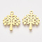 201 Stainless Steel Pendants, Laser Cut Pendants, Tree, Golden, 17x14x1mm, Hole: 1.4mm