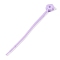 Flower Shape Silicone Cable Zip Ties, Cord Organizer Strap, for Wire Management, Plum, 130x14x5mm