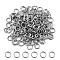 304 Stainless Steel Jump Rings, Open Jump Rings, Round Ring, Stainless Steel Color, 5x0.8mm, 20 Gauge, Inner Diameter: 3.4mm