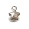 304 Stainless Steel Charms, Stainless Steel Color, Anti-Tarnish, Star, 7.5x5.5x3.5mm, Hole: 1.2mm