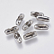 Tarnish Resistant 304 Stainless Steel Ball Chain Connectors, Stainless Steel Color, 10~11x4~4.5mm, Hole: 2mm