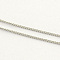 Tarnish Resistant Stainless Steel Twisted Chains, with Spool, Unwelded, Stainless Steel Color, 1x0.8x0.3mm, about 82.02 Feet(25m)/roll