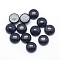 Synthetic Blue Goldstone Cabochons, Half Round, 10x4~5mm