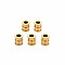 201 Stainless Steel Beads, Column, Cadmium Free & Nickel Free & Lead Free, Column, Golden, 6.5x6mm, Hole: 3mm