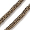 Electroplated Synthetic Non-magnetic Hematite Beads Strands, Wavy Disc, Matte Style, Light Gold Plated, 4x1.5mm, Hole: 1mm, about 306pcs/strand, 16.30''(41.4cm)