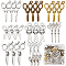 SUNNYCLUE 1 Box 72Pcs 9 Style Tibetan Style Zinc Alloy Pendants Scissor Shapes Antique Silver Scissors Charms Pendants Scissor Beads Pendants for Jewellery Makeing Charm DIY Craft Necklace Bracelet