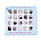 Natural Mixed Gemstone Beads, Rough Raw Stone, No Hole/Undrilled, Nuggets, 10~18x9~12x3~10mm, Box: 13x12x1.2cm, about 20pcs/box