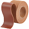 GORGECRAFT 37.5mm Wide Flat Leather Cord 2m Single Sided Litchi Grain Leather Strips 1.7mm Thick Imitation Leather Strap Threads for DIY Crafts Belt Tooling Workshop Bracelets Jewelry Making