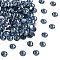 Preciosa® MAXIMA Crystal No Hotfix Flatback Stones, Czech Crystal, Dura Foiling, Round(438 11 615 Chaton Rose), 30150 Denim Blue, SS16(3.8~4mm)