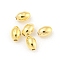 Brass Beads, Cadmium Free & Nickel Free & Lead Free, Barrel, Real 18K Gold Plated, 6x4mm, Hole: 1.2mm