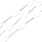 Tarnish Resistant 304 Stainless Steel Link Chain, Rhombus, Soldered, Soldered, with Spool, Stainless Steel Color, 19.5x7x1mm, 16.4 Feet(5m)/roll