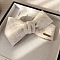 Fashionable Versatile Bowknot Velvet Hair Barrettes for Women Girl, Beige, 135x85mm