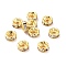 Brass Crystal Rhinestone Spacer Beads, Rondelle, Cadmium Free & Lead Free, For Bracelet Necklace DIY Jewelry Making Accessories, Real 18K Gold Plated, 6x2.5mm, Hole: 1.6mm