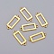 Alloy Links connectors, Cadmium Free & Lead Free, Rectangle, Antique Golden, 30x11.5x2mm, Hole: 2mm