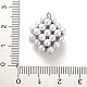 Стойка из латуни с пластиковыми жемчужными подвесками KK-L210-012P-01-3