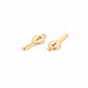 Латунные микропаве прозрачные кубические циркониевые подвески KK-T062-159G-NF-5