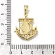 Латунные микро проложить кубического циркония подвески KK-C090-38-2