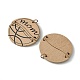 Подвески из тополя WOOD-G019-04B-2