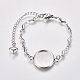 Изготовление браслета из нержавеющей стали 304 STAS-WH0014-22P-1
