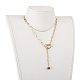 Lariat ожерелья NJEW-JN03028-03-5