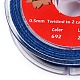 Круглые шнуры из вощеной хлопчатобумажной нити YC-T004-01A-19-2