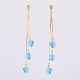 Серьги и колье с подвесками SJEW-JS01075-04-6