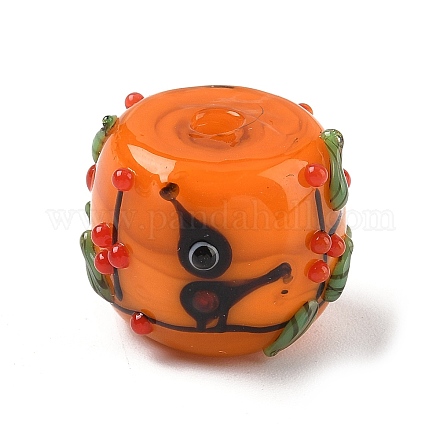 Бусины ручной работы в технике лэмпворк с неровностями LAMP-M025-01D-1