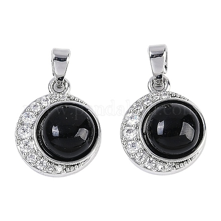 Латунные микро проложить кубического циркония подвески KK-U043-53P-05-1
