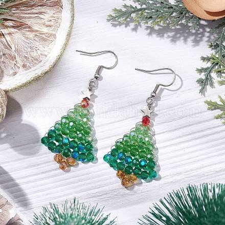 Серьги-подвески из нержавеющей стали 304 EJEW-JE06207-1
