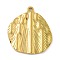 304 Stainless Steel Pendants, Leaf Charm, Golden, 32x29x2mm, Hole: 2mm