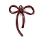 Alloy Pendants with Enamel, Gothic Style, Dark Red, Bowknot, 25x20.5x4mm, Hole: 1mm