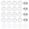 DIY Blank Dome 304 Stainless Steel Brooch Making Kit, Stainless Steel Color, 21x3mm, Tray: 20mm