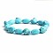 Turquoise Bracelet with Elastic Rope Bracelet, Male and Female Lovers Best Friend, Bead: 6mm