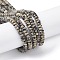 Natural Dalmatian Jasper Beads Strands, Rondelle, 4.5x2.5mm, Hole: 0.8mm, about 158pcs/strand, 15.55 inch(39.5cm)