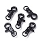 Zinc Alloy Swivel Clasps, Black, 42x21.5~22x8mm, Hole: 6x8.5mm