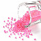 11/0 Grade A Round Glass Seed Beads, Transparent Inside Colours, Luster Plated, Camellia, 2.3x1.5mm, Hole: 1mm, about 48500pcs/pound