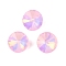 Glass Cabochons, Faceted, Cone, Pearl Pink, 10x5mm, 45pcs/set