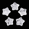 Natural Quartz Crystal Charms, Rock Crystal Charms, Star, Faceted, 13~13.5x14~14.5x6~6.5mm, Hole: 0.8mm