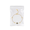 PVC Zip Lock Bags, Jewelry Storage Bags, Rectangle, Clear, 10x7x0.026cm