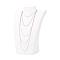 Tarnish Resistant 316 Surgical Stainless Steel Tiered Necklaces, Stainless Steel Color, 17.7 inch(45cm)