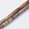 Natural Crazy Lace Agate Bead Strands, Tube, 13~14x3.5~5mm, Hole: 1mm, about 29pcs/strand, 15.1~15.7 inch(385~400mm)