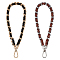 2Pcs 2 Color Alloy with PU Leather Bag Strap, with Clasps, for Wrist Bag Straps Replacement Accessories, Mixed Color, 215x12mm, Clasp: 44x16.5x6.5mm, 1pcs/color