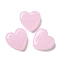 Handmade Lampwork Beads, Heart, Pearl Pink, 20x20x7mm, Hole: 1.2~1.5mm